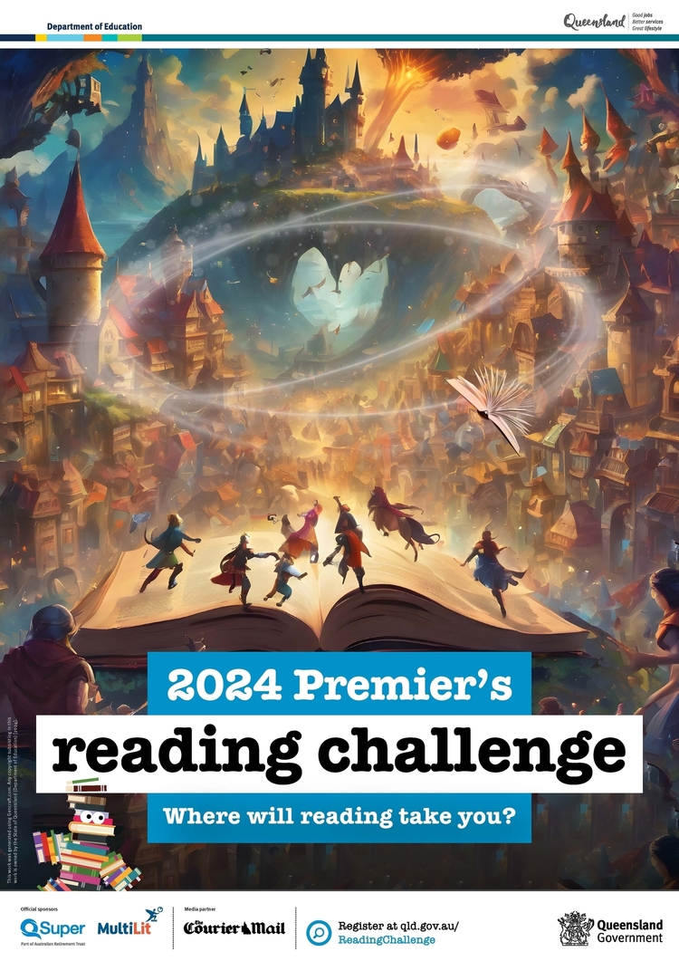 2024 Reading challenge poster 1