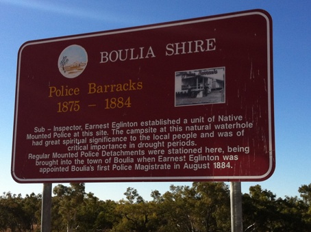 Sign for Police Barracks, 1875 - 1884